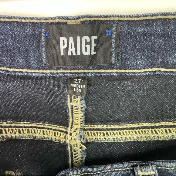 Paige Ankle Jeans Med Wash Denim 27 Hoxton - Picture 7 of 9